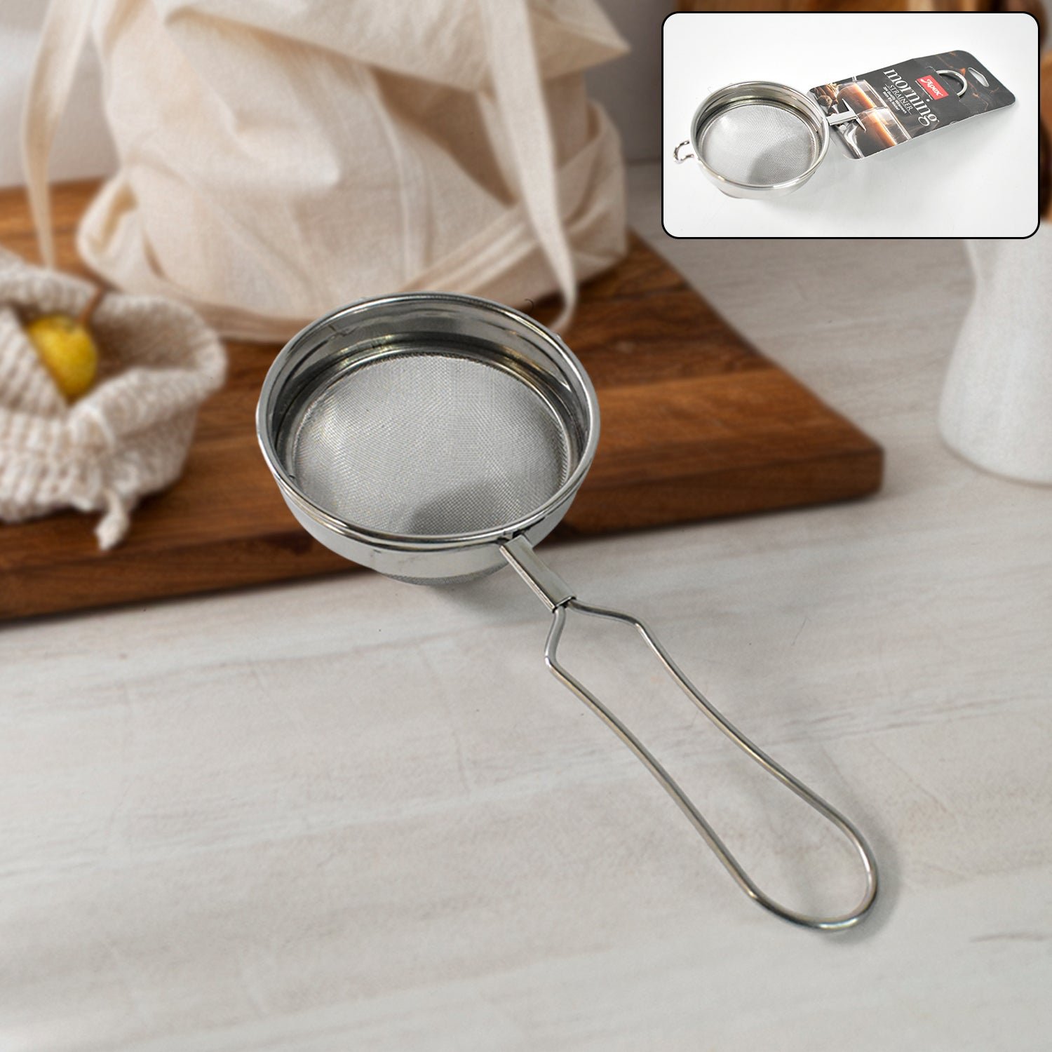 Stainless Steel Tea Strainer – Durable & Fine Mesh Filtration