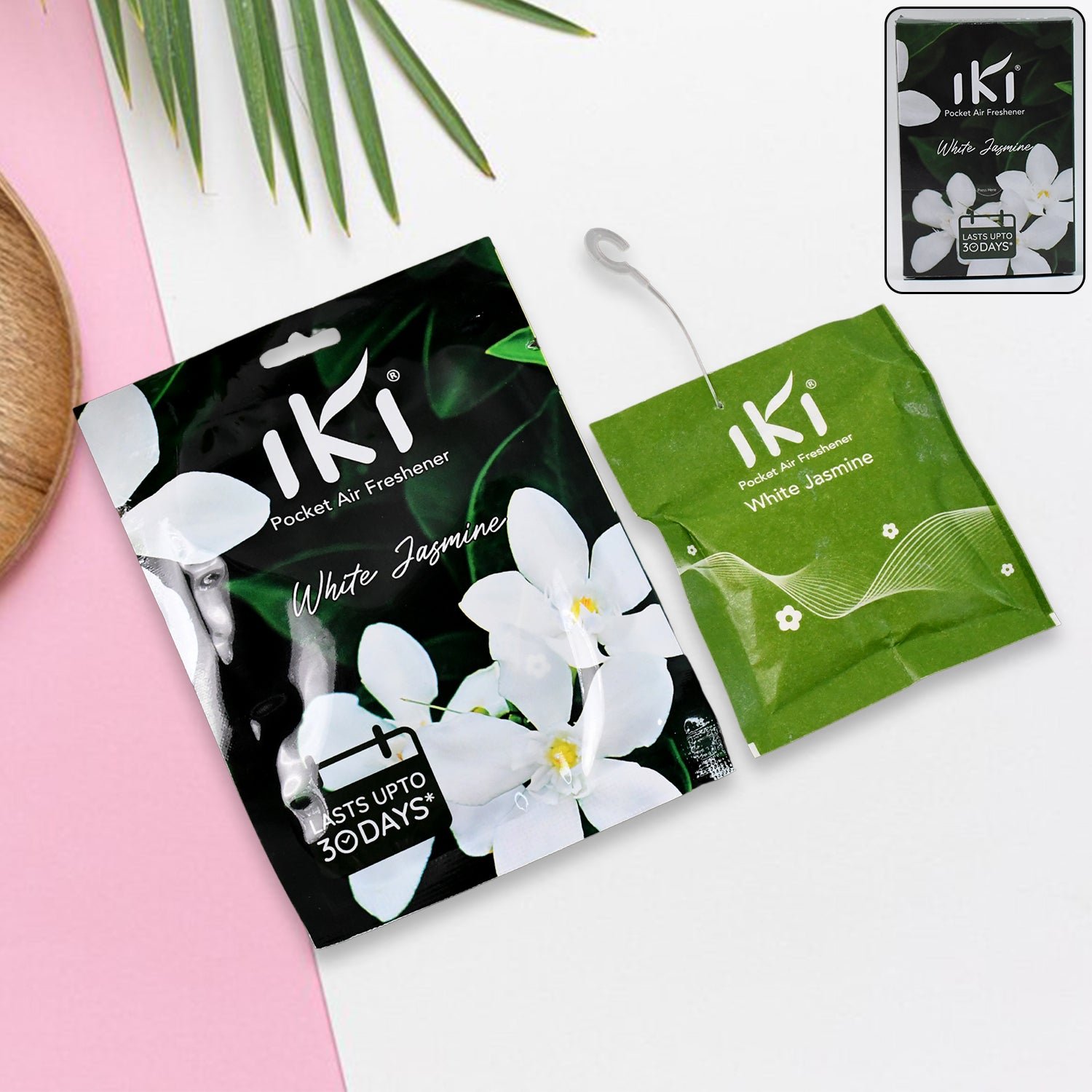 IKI Pocket Air Freshener – Long-Lasting 10g Mix Fragrance