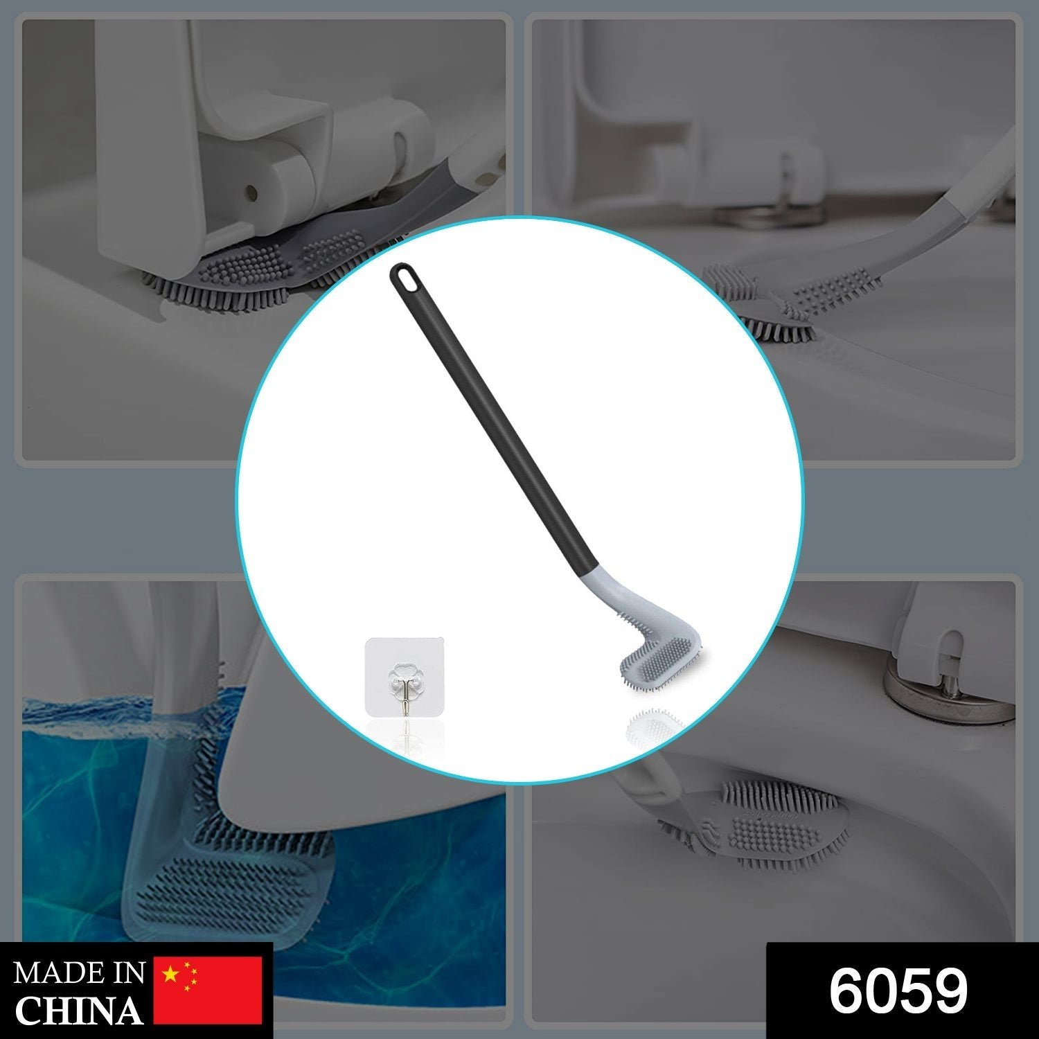 Golf Toilet Brush – Silicone & Wall-Mounted Holder | Storenzo