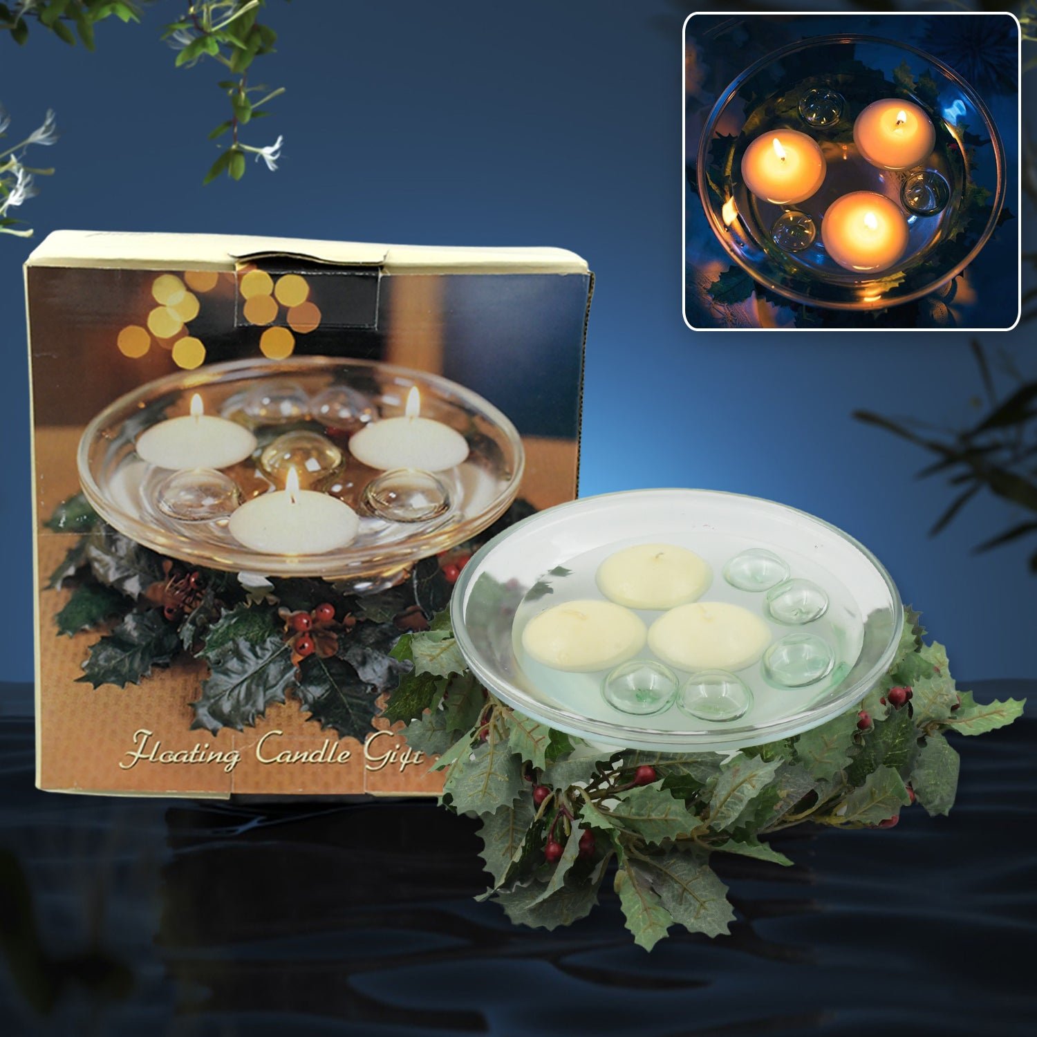 Floating Candle Holder – Romantic Table Decor | Styleva