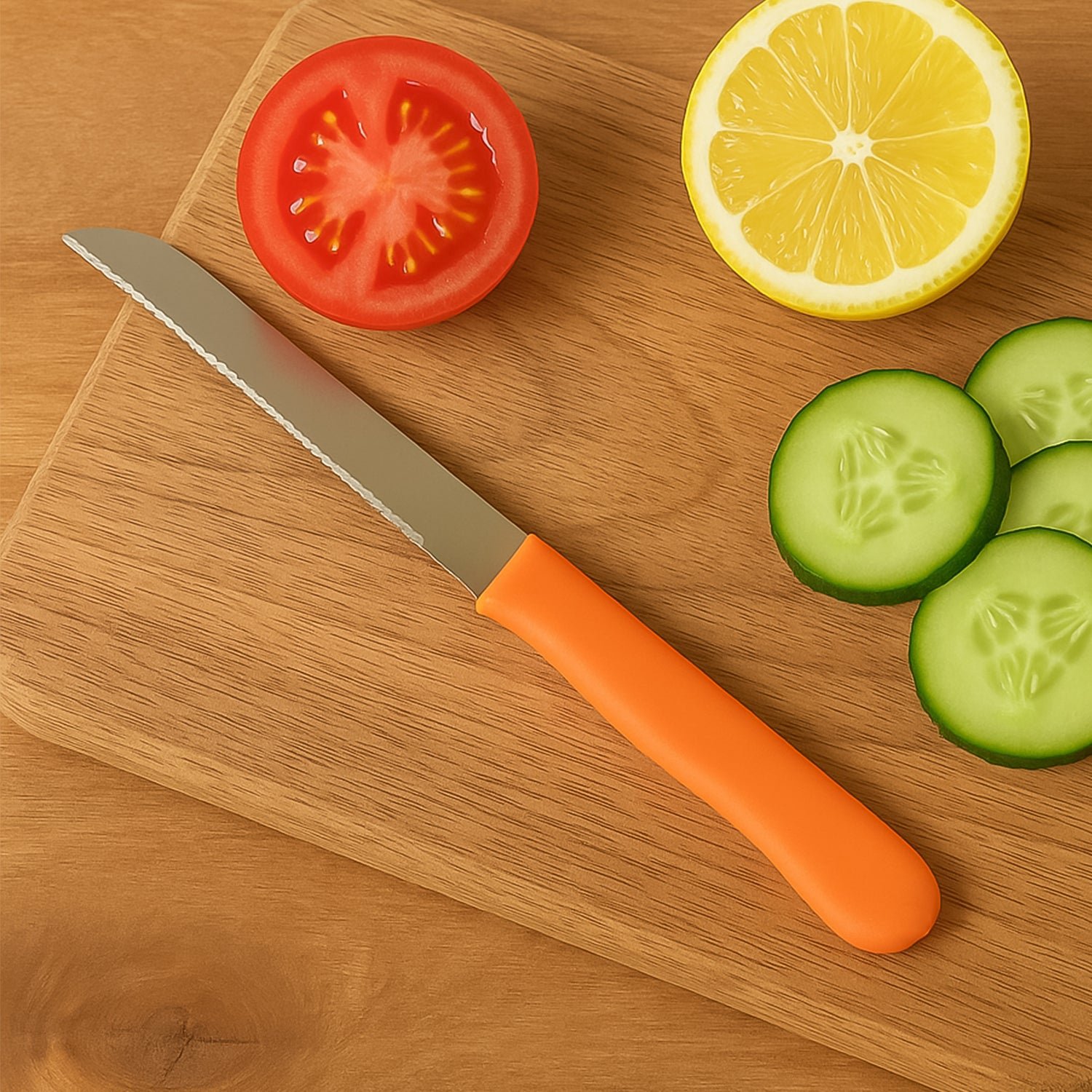 Stainless Steel Plain Kitchen Knife – Sharp & Ergonomic Grip