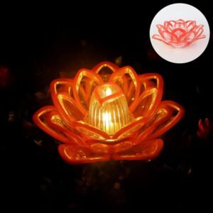 Lotus LED Candle Light – Safe Flameless Decorative Glow