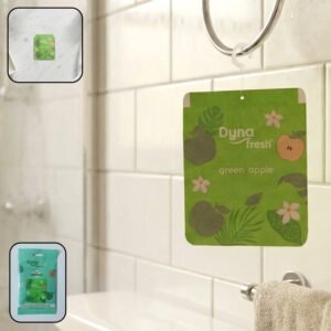 Green Apple Hanging Air Freshener Gel – Long Lasting Fruity Fragrance