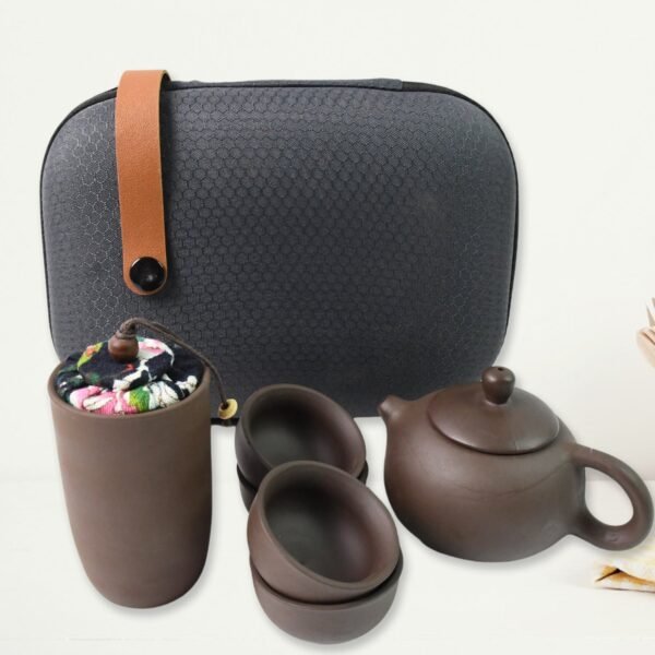 Portable Kung Fu Tea Set – Complete 6-Piece Travel Kit for Tea Lovers