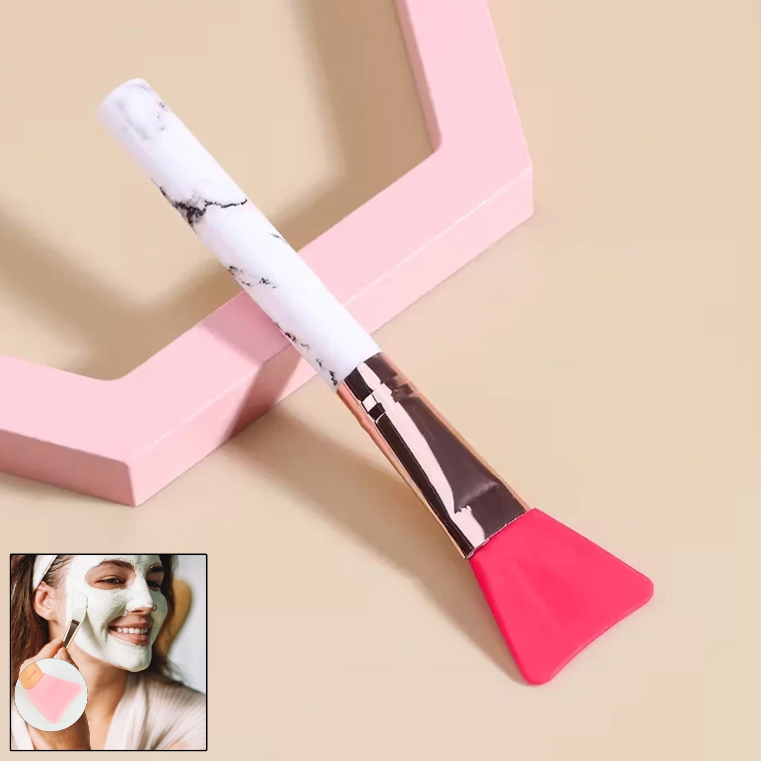 Silicone Face Mask Applicator Brush – Smooth, Hygienic Application