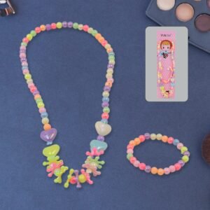 Kids Pearl Necklace Set – Adorable 2 Pc Combo for Girls | TinyTrendy