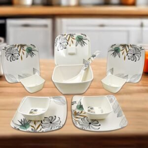 Plastic Dinner Set – 11-Piece Food-Grade Tableware | Jiaqi