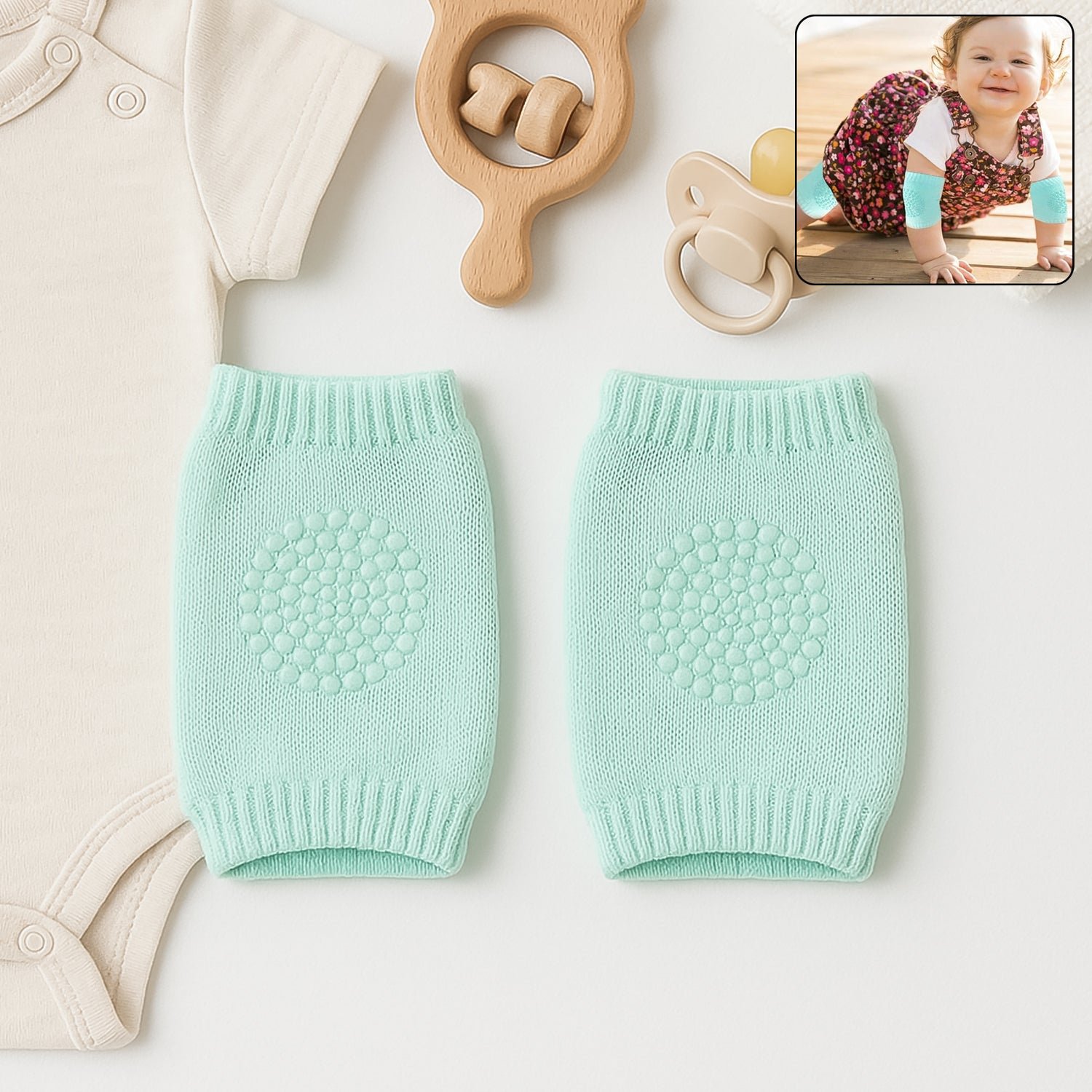 Toddler Knee Protector – Wool Knit Leg Warmer for Support