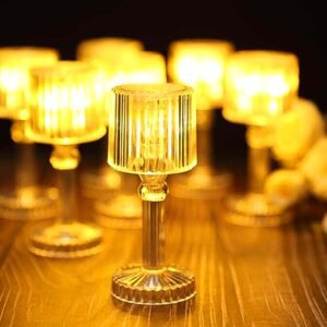 Mini Acrylic LED Desk Lamp – Crystal Design & Portable | Voltronic