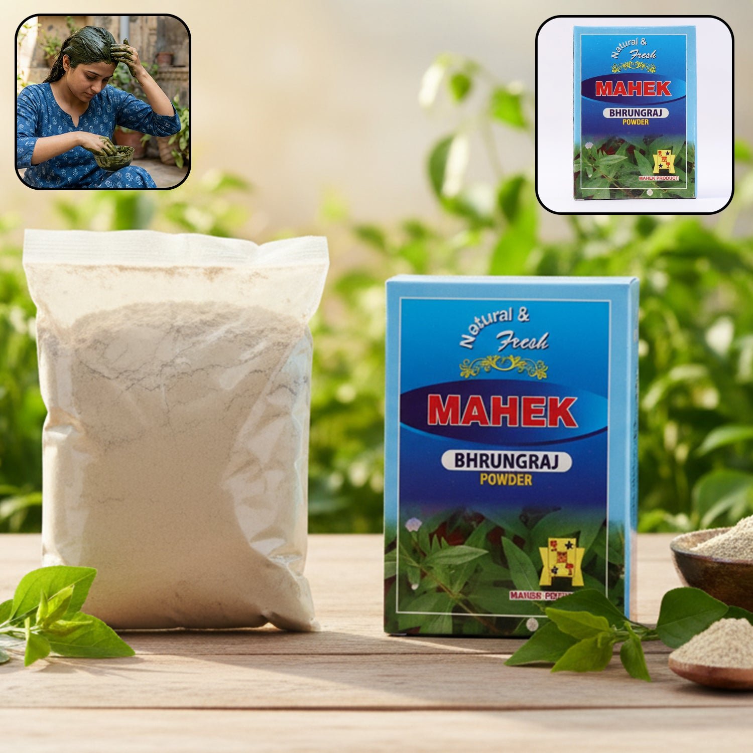 Bhringraj Powder – Natural Herbal Hair Care Powder 80 gm