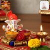 01_c897104e-9148-411a-8441-52ec24873743 Ganesha Pooja Thali Set – Traditional Religious Decor for Festivals