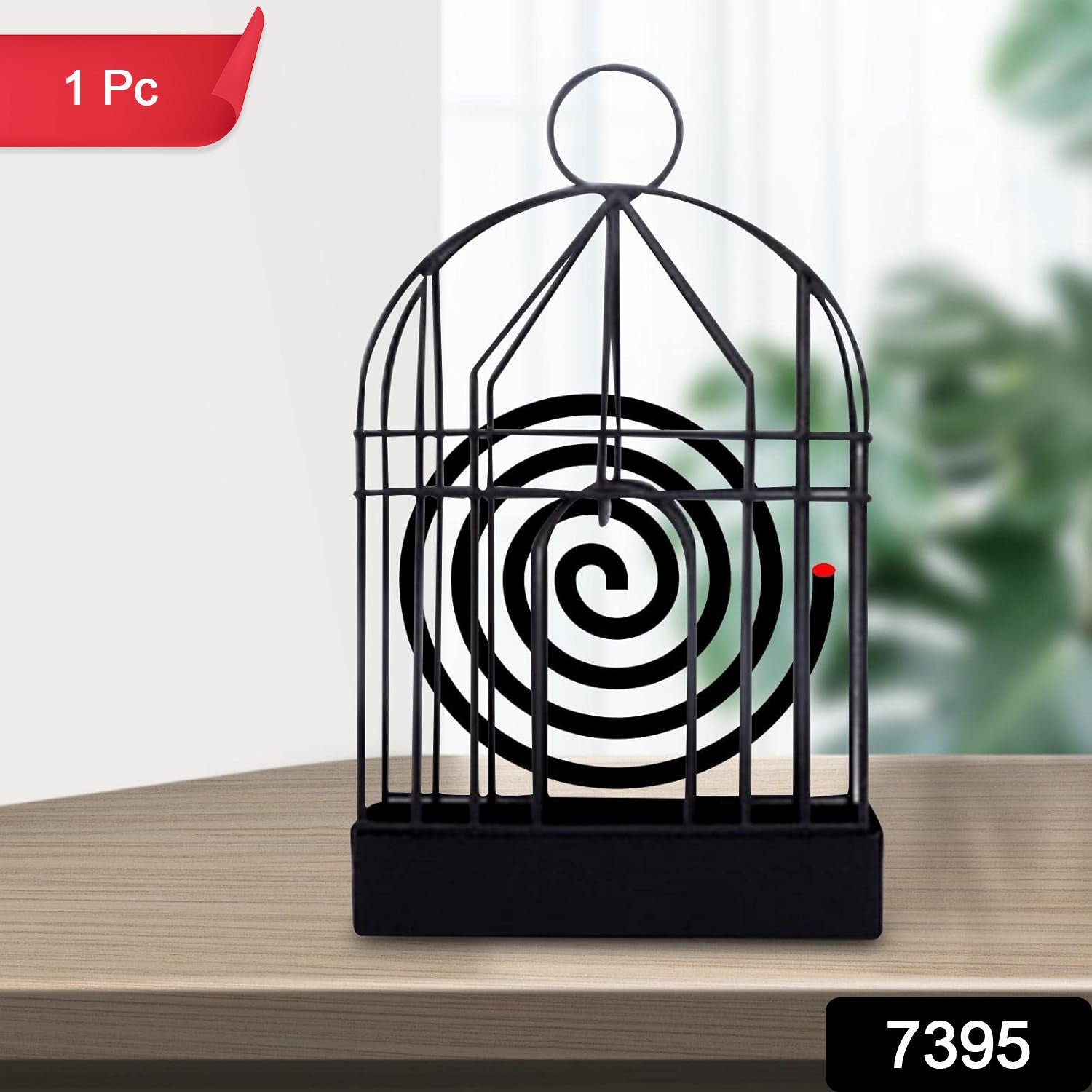 Mosquito Coil Holder – Vintage Iron Birdcage Design