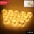 LED Flameless Decorative Candle Set – 12 Square Tealight Lamps