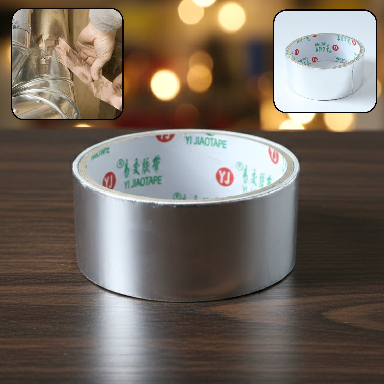 Aluminium Foil Adhesive Tape – Heavy-Duty Seal & Repair 85×40 mm