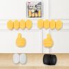 Self Adhesive Hooks for Cable Management – Easy Wall Mounting