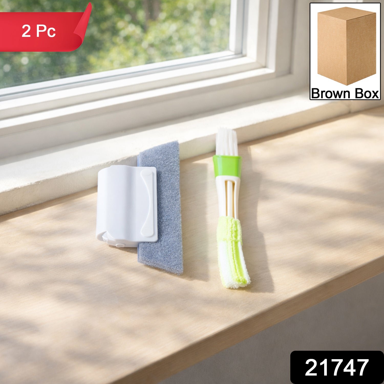 Window Cleaning Tool Set – Multipurpose 2-Piece Kit