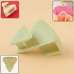 Plastic Triangle Hanger Connector Hook – Space-Saving Wardrobe Organizer