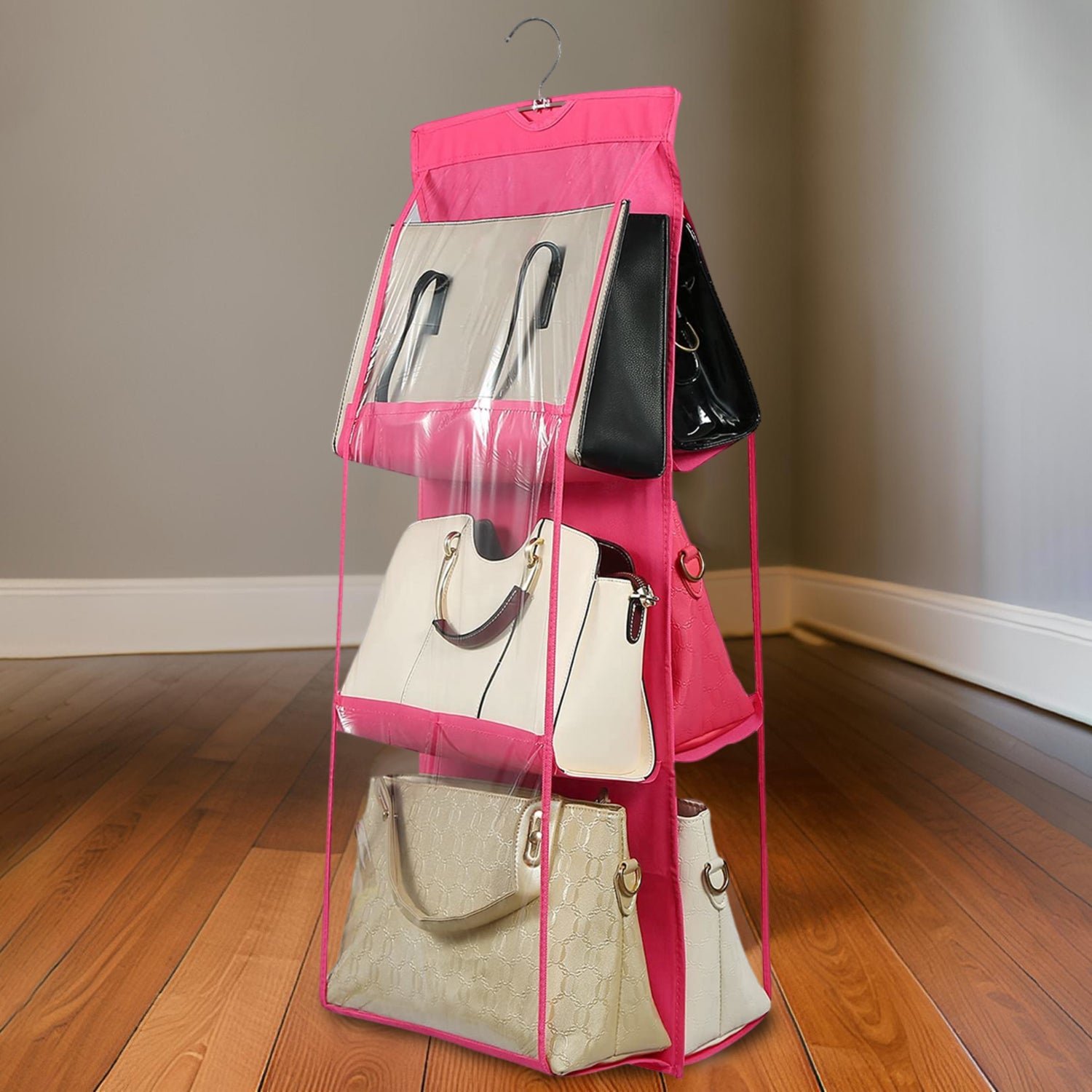 01_d1ba2321-161b-4734-85bb-450eb54cd6d6 Hanging Purse Organizer – 6 Pockets Wardrobe Storage | Organivo