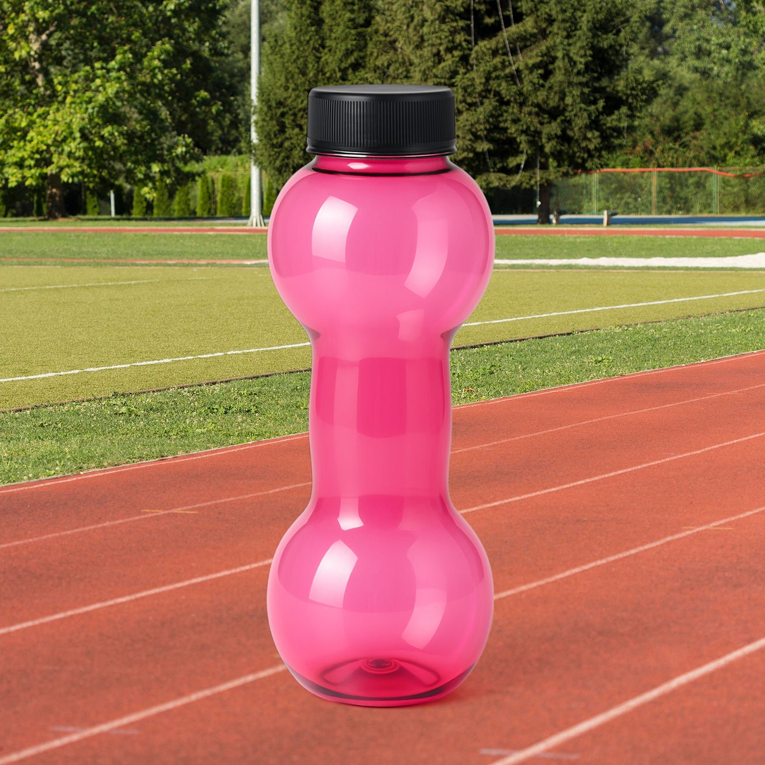 Dumbbell Water Bottle – 550ml BPA-Free Hydration | FitFuzion