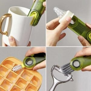Bottle Cleaning Brush – 3-in-1 Cup & Lid Scrubber | SparkleTidy