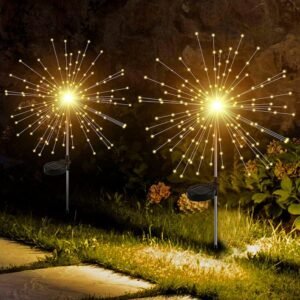 Decorative Solar Firework LED Garden Lights – Waterproof Outdoor Sparkler