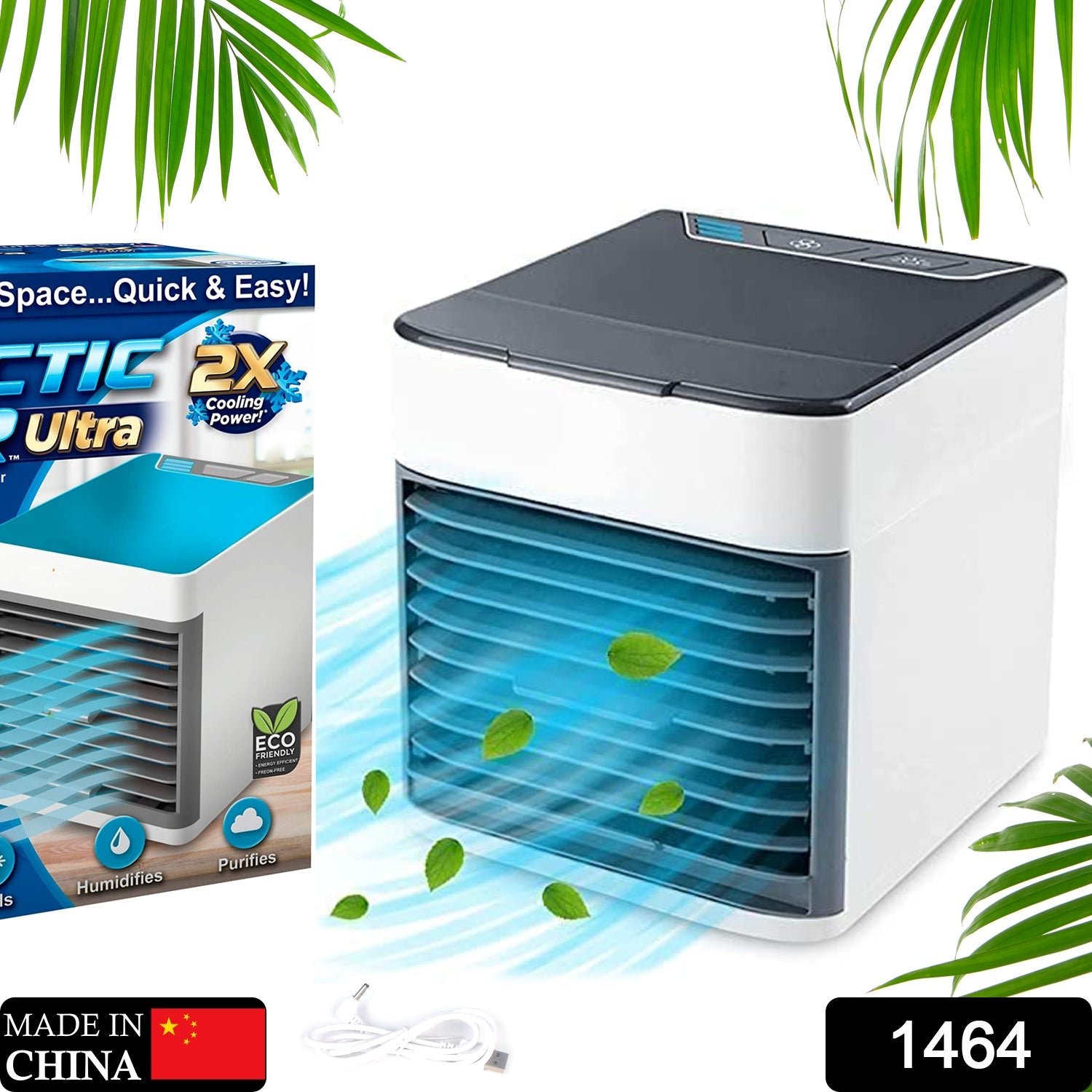 Mini Portable Air Cooler – Personal USB Cooling with LED | Airvanta