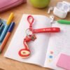 Snake Shape Keychain – Cute Strap & Hook Clip for Kids