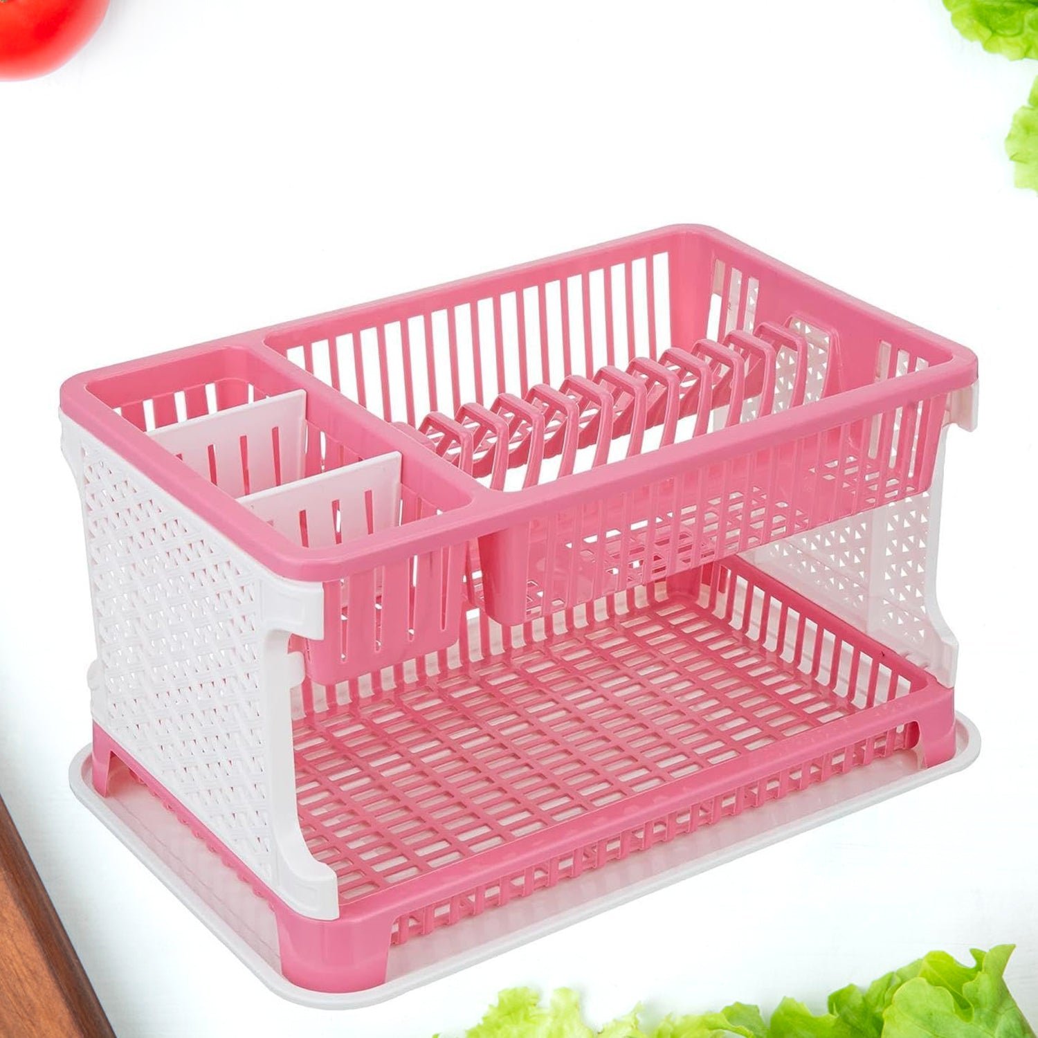 Kitchen Organizer Rack with Water Storing Tray – Durable & Space-Saving