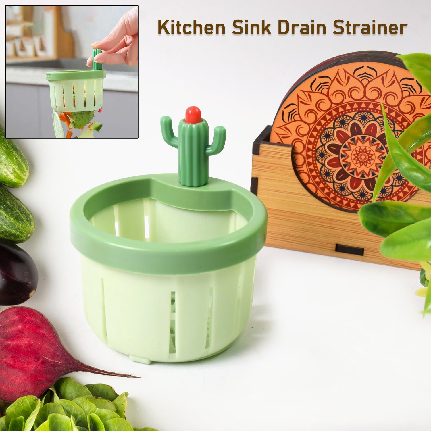 Kitchen Sink Drain Strainer – Automatic Waste Filter | Garth