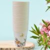 Disposable Paper Cups – Mixed Design 24 Pcs | Papezo