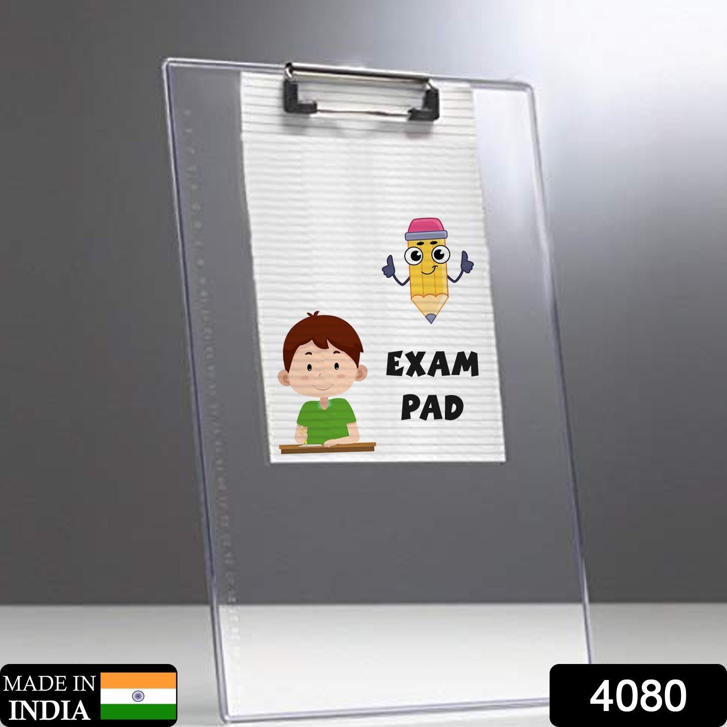 Transparent Exam Pad – Unbreakable with Centimeter Ruler | Indo Glow