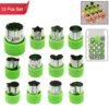 Stainless Steel Cookie Cutter Set – 12 Pc Baking Molds | Bake & Dwell