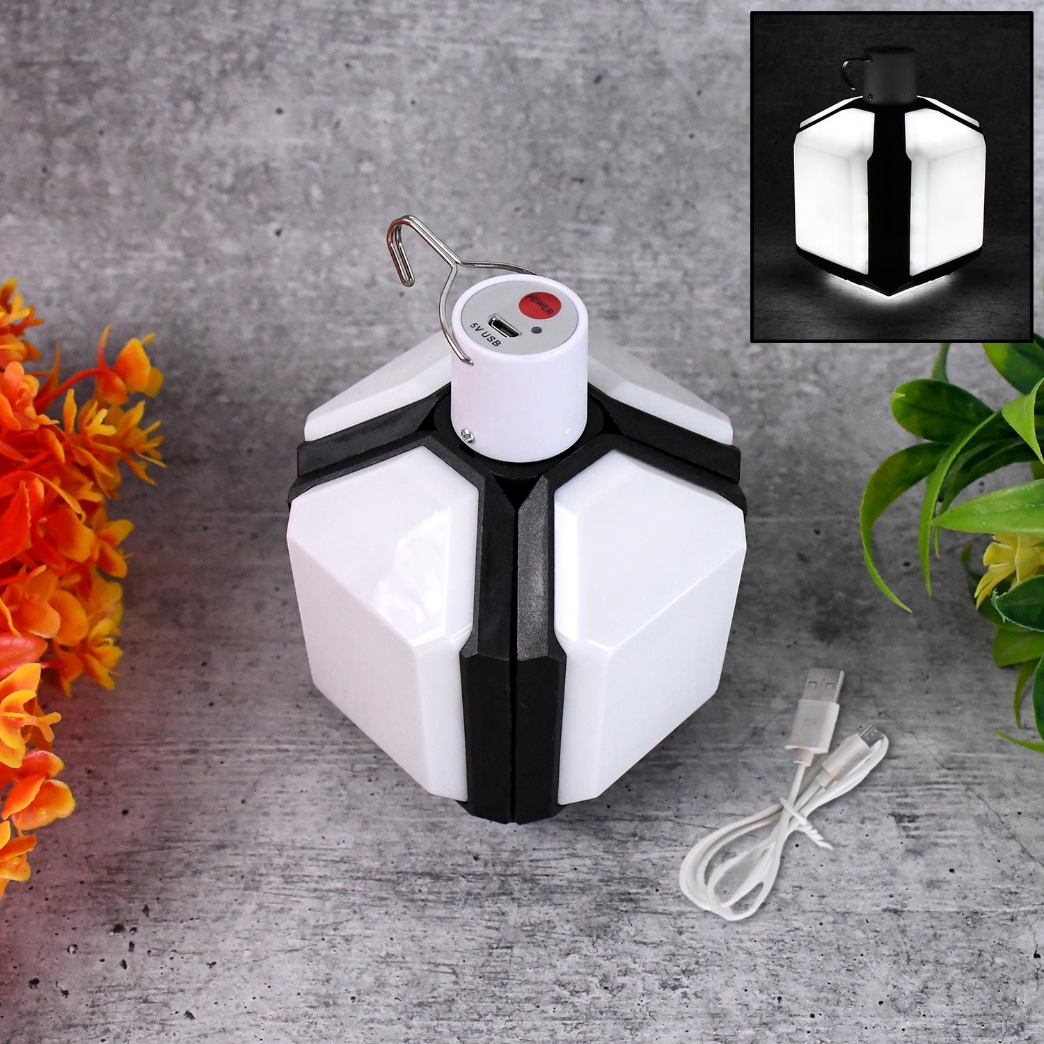 01_ec91100d-df64-40cc-ad0c-1c6b7923c133 USB Rechargeable LED Camping Lantern – Foldable & Portable | Garden Vera