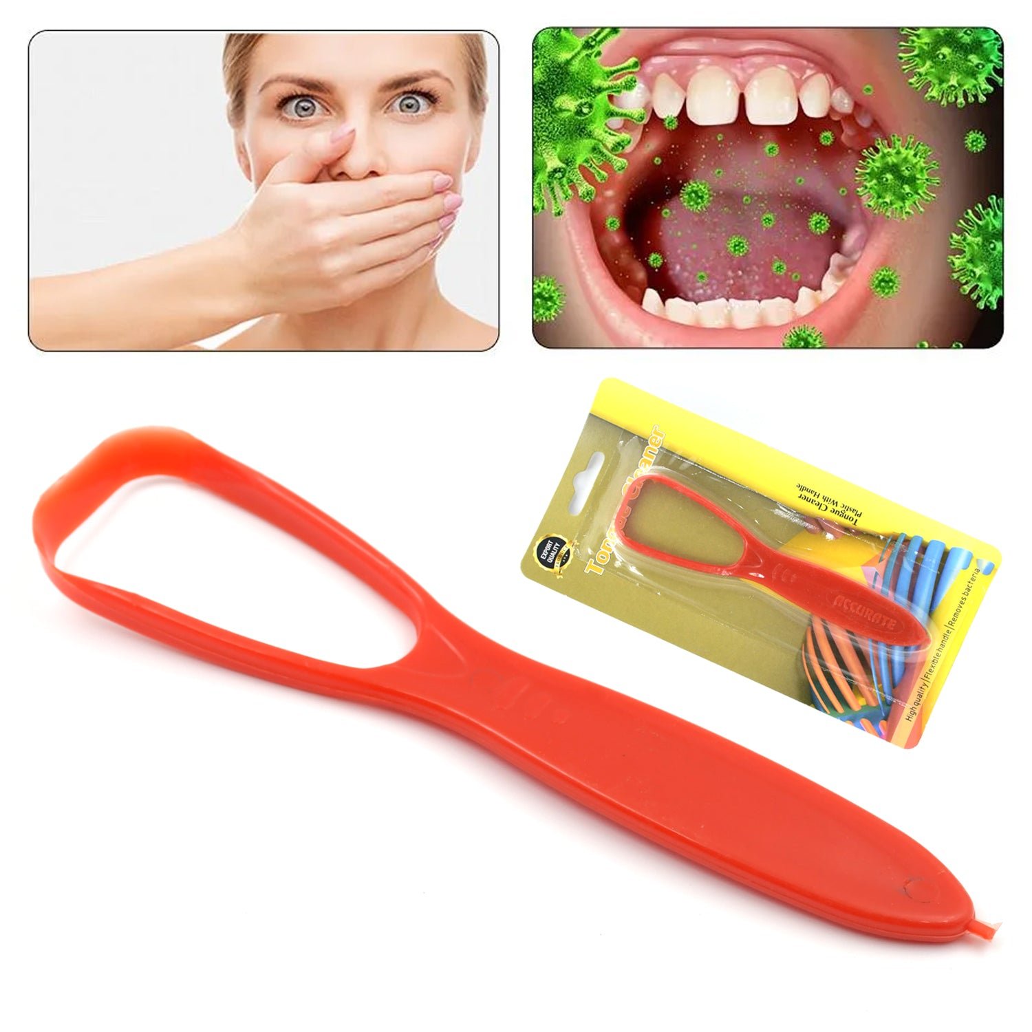 Plastic Tongue Cleaner – Fresh Breath & Oral Hygiene | MintGuard