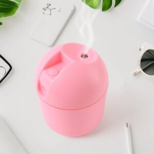 USB Mini Air Humidifier – Portable 250ml Quiet Cool Mist with LED