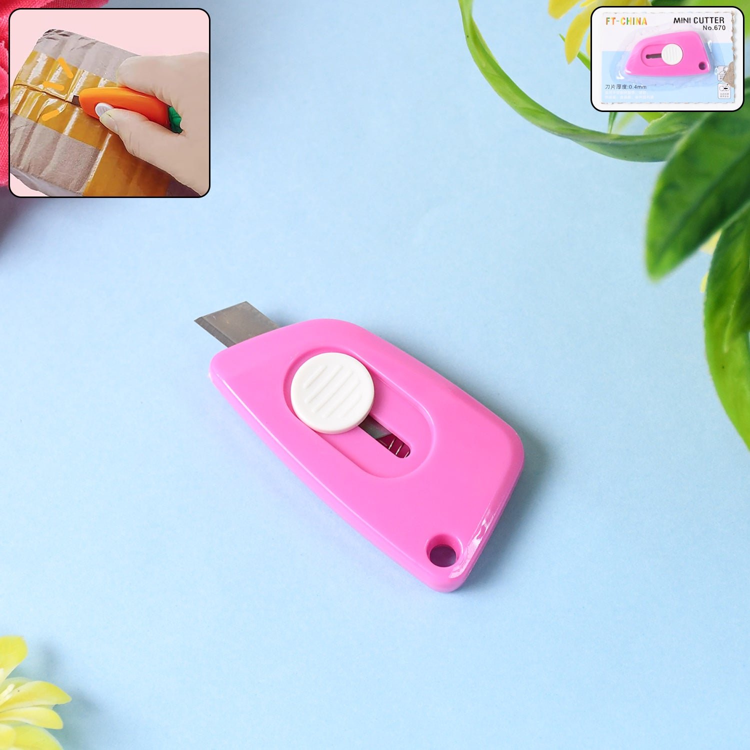Mini Cloud Cutter Retractable Utility Knife – Compact & Safe Use