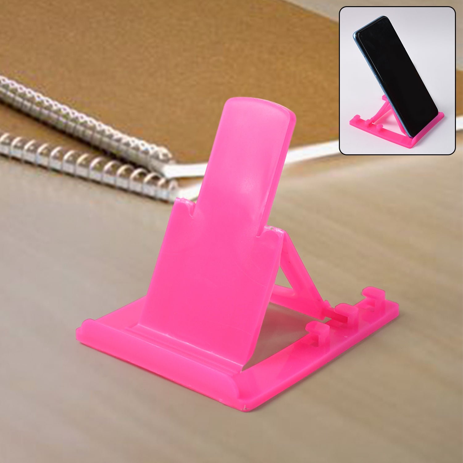 Adjustable Plastic Mobile Phone Stand – Foldable & Portable Holder