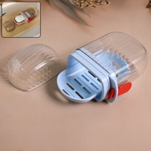 Soap Box with Drain Tray – Keeps Soap Dry & Secure