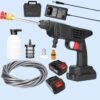 Cordless Car Washer Gun – 48V Dual Battery Power | Velvet Wheels