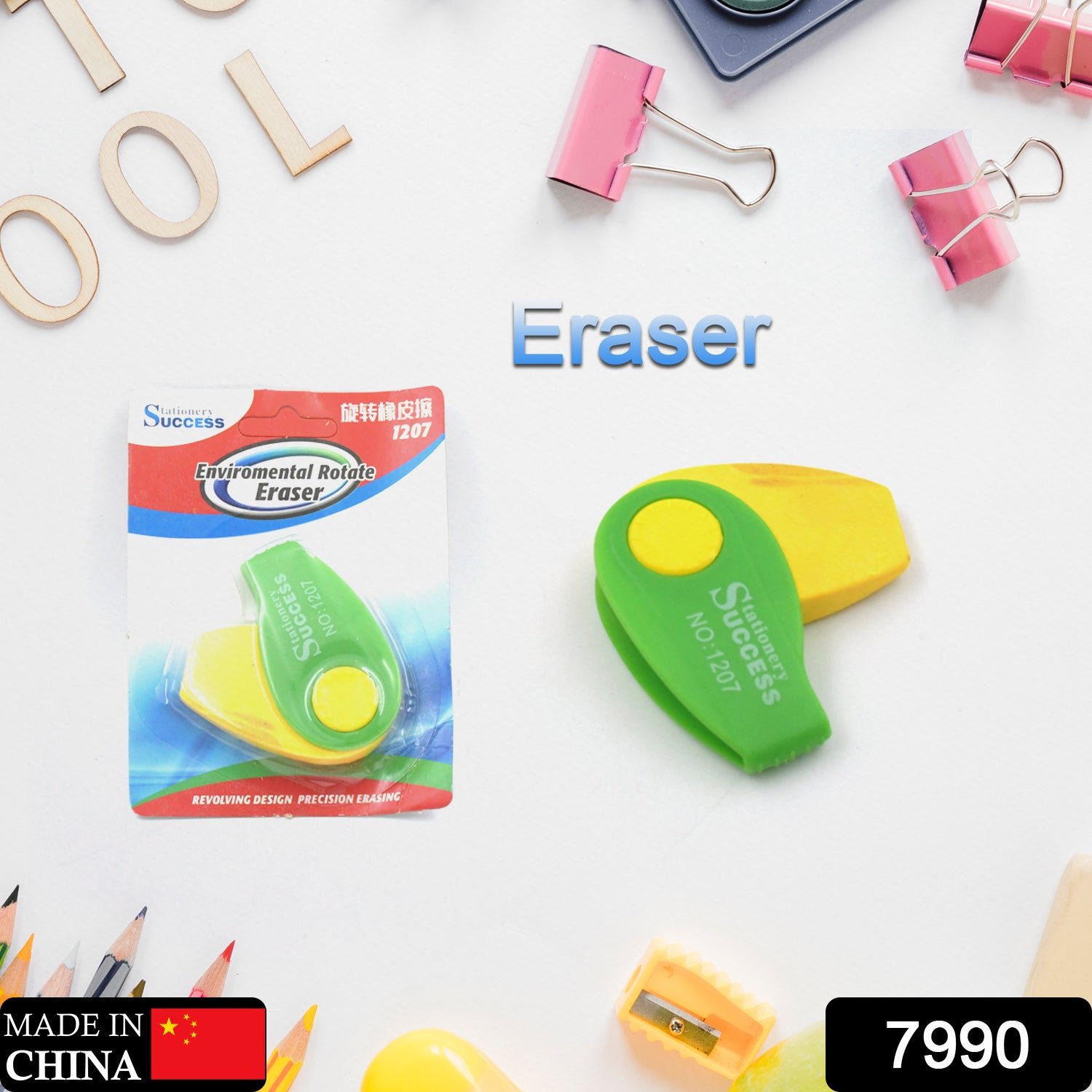 Kids Spinner Eraser – Creative, Dust-Free & Fun | Writezo