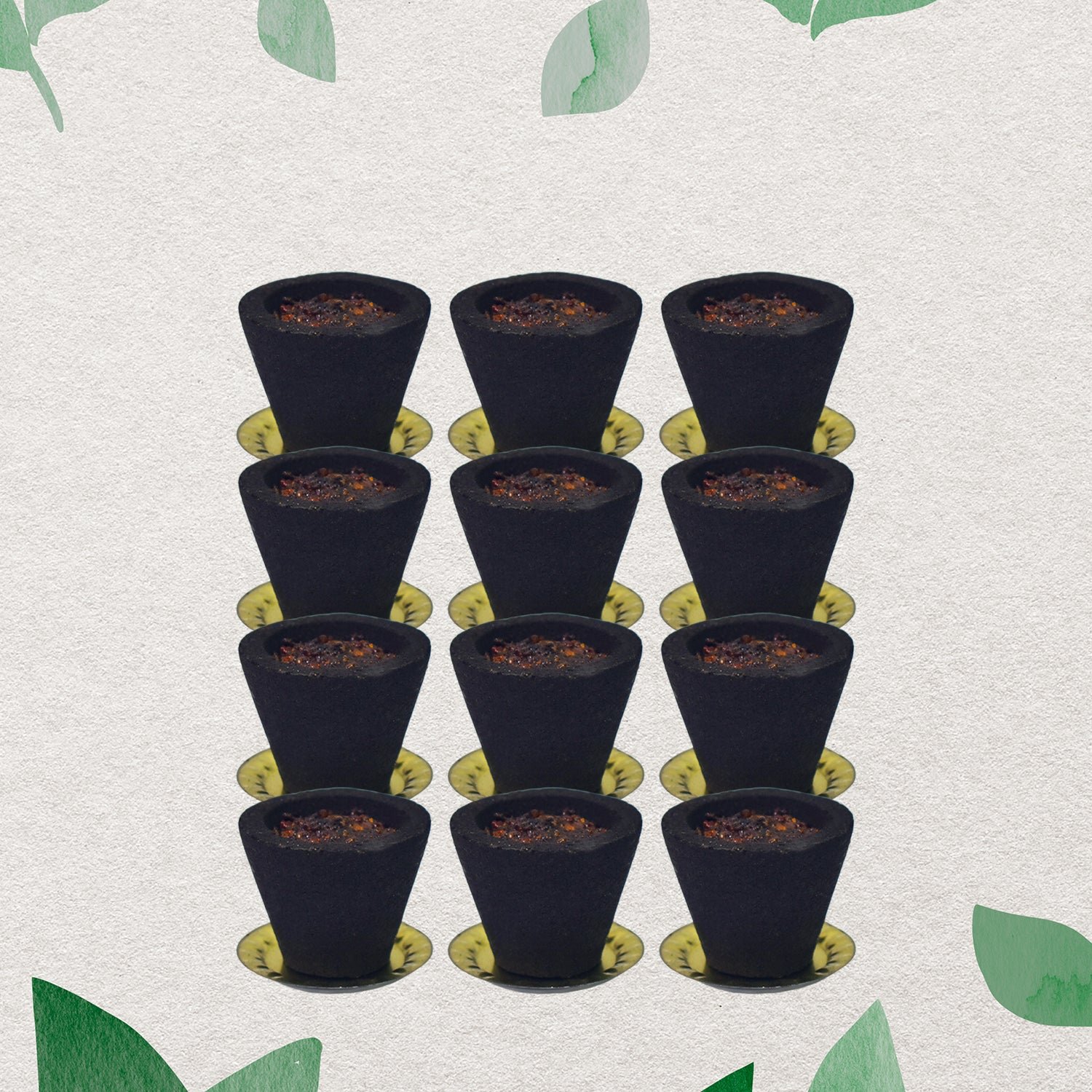 Gugal Sambrani Cups – 12 Pc Havan Set for Pooja | Indo Glow