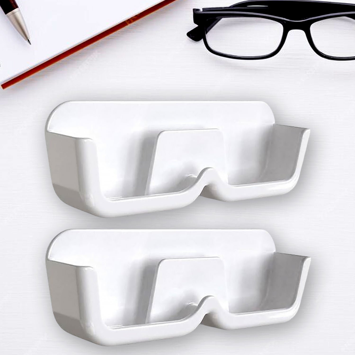 Sunglass Wall Organizer – 2 Pc Set for Eyewear Storage | Organivo