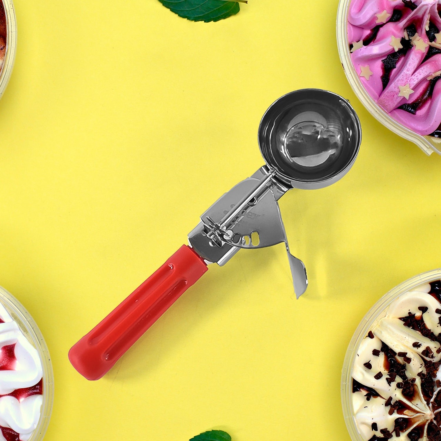 Ice Cream Scoop 70 ML – Stainless Steel Head with Ergonomic Handle