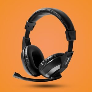 Wired Headset with Adjustable Headband for Clear Communication