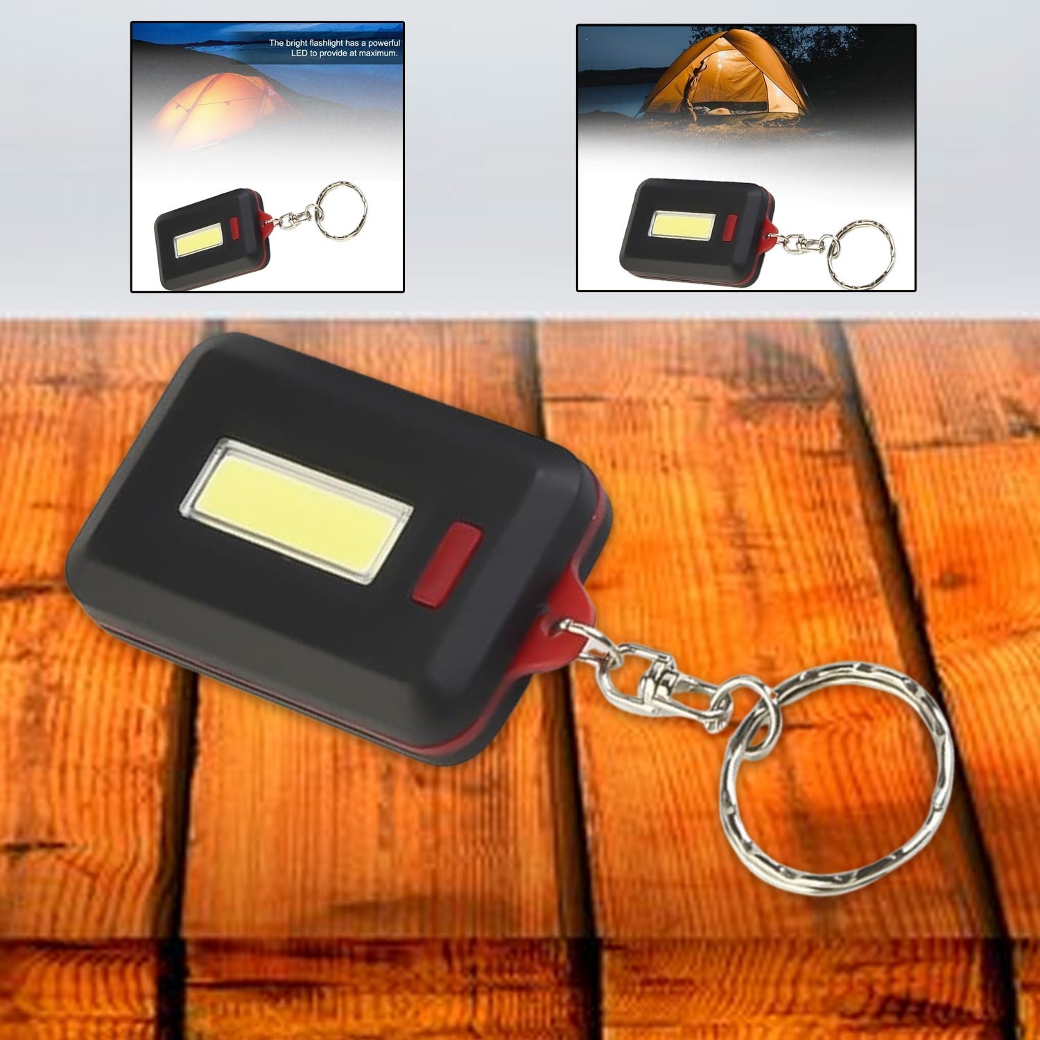 LED Keychain Light – Compact 3-Mode Mini Flashlight