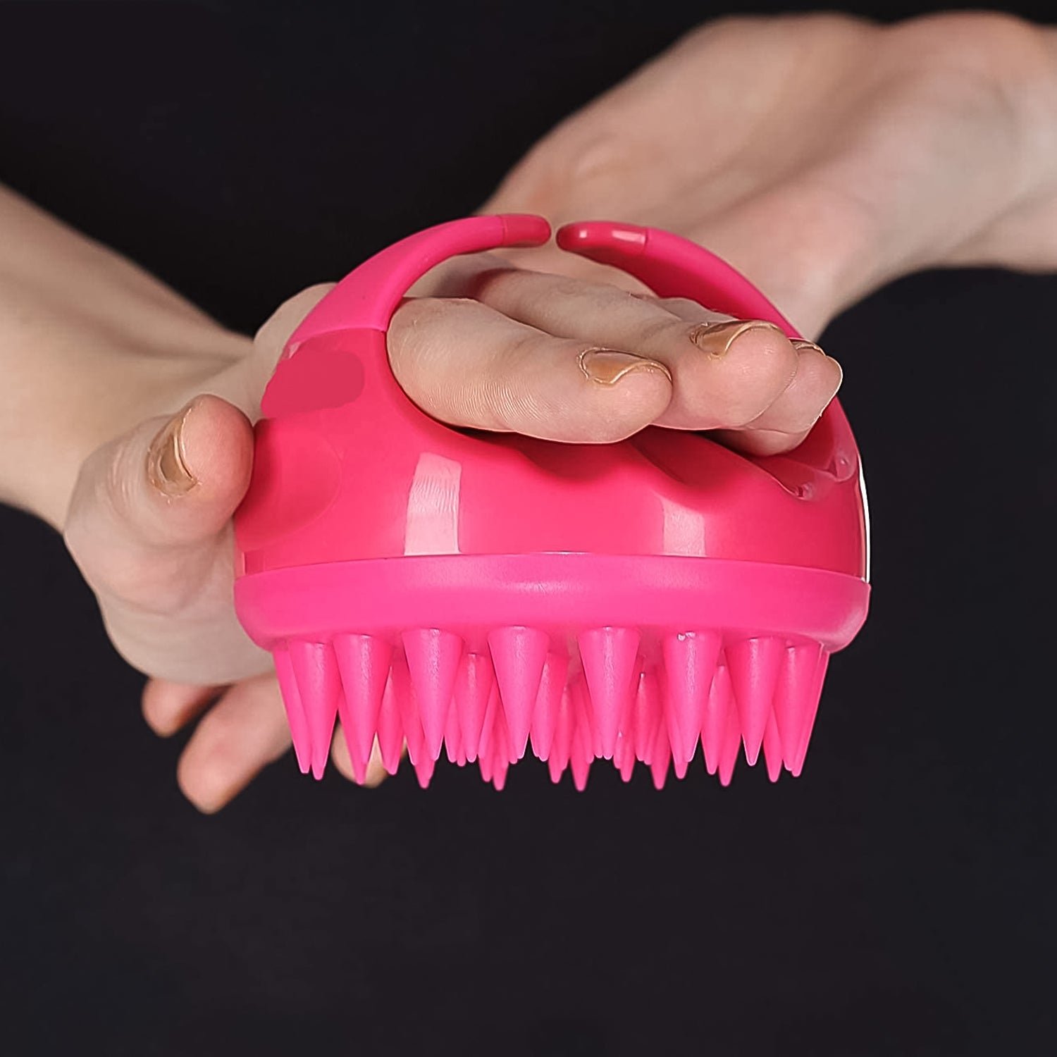 Scalp Massager Comb – Soft Silicone Brush for Hair Health | Velvet Wellness