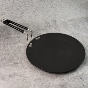 10 Inch Non-Stick Flat Roti Tawa – Durable Even Cooking