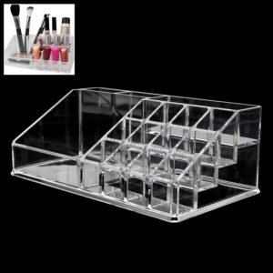 01_fe8a9994-3d65-415f-985f-1cbce3dbbc27 Acrylic Makeup Organizer – 16 Clear Compartments for Cosmetics