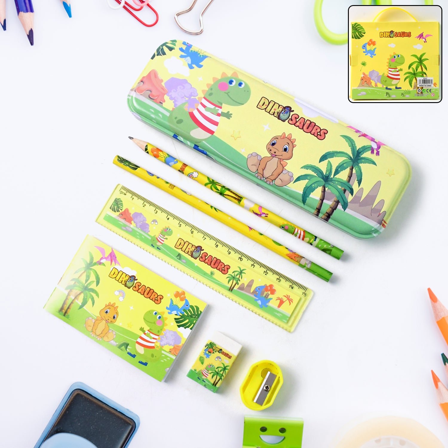 Dinosaur Kids Stationery Set – Complete Fun School Kit