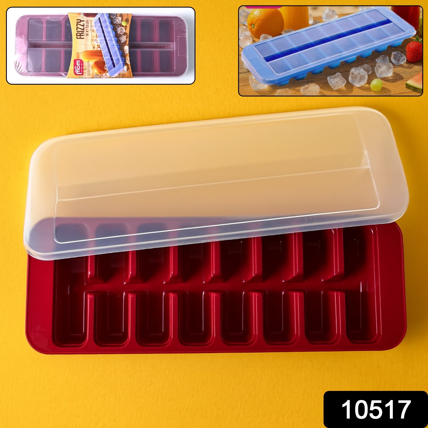 Ice Cube Tray with 2-in-1 Compartment – Leakproof & Durable Design